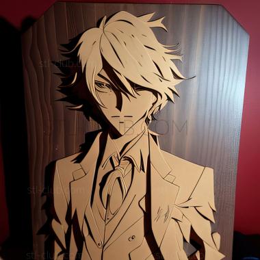 3D model Ono Daisuke from Bungo Stray Dogs (STL)